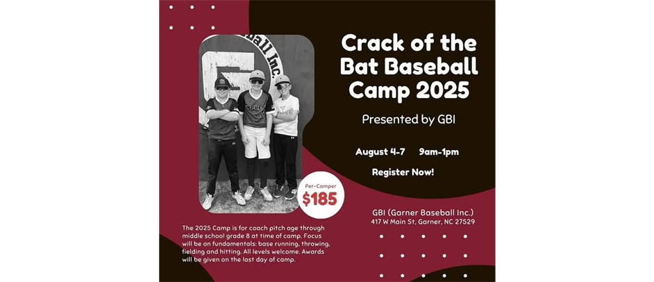 COB camp at GBI Aug 4-7